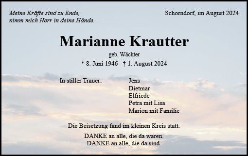 Marianne Krautter