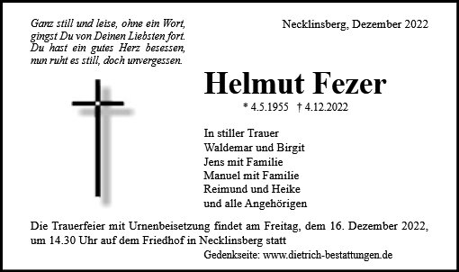 Helmut Fezer