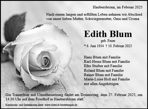 Edith Blum