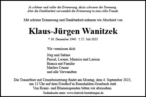 Klaus-Jürgen Wanitzek