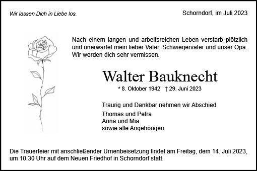 Walter Bauknecht
