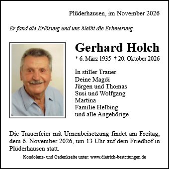 Gerhard Holch