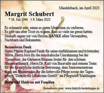 Margrit Schubert