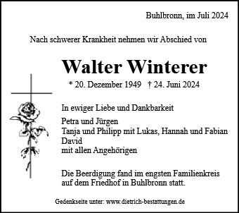 Walter Winterer