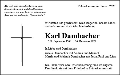 Karl Dambacher
