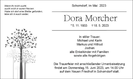 Dora Morcher