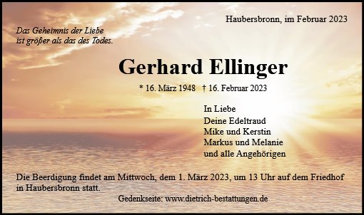 Gerhard Ellinger