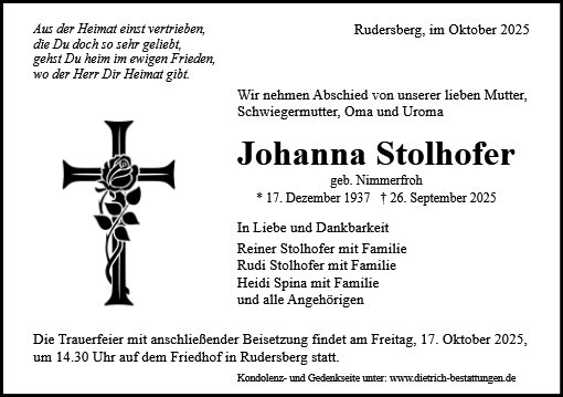 Johanna Stolhofer