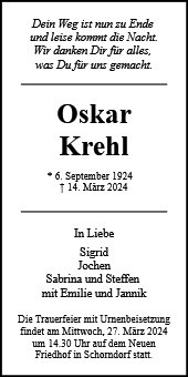 Oskar Krehl