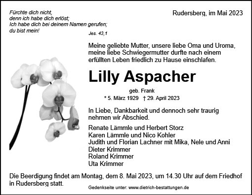 Lilly Aspacher