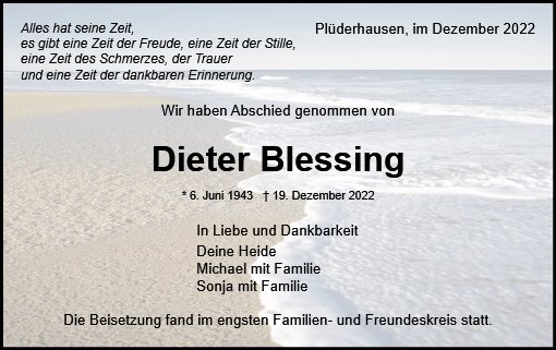 Dieter Blessing