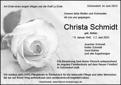 Christa Schmidt