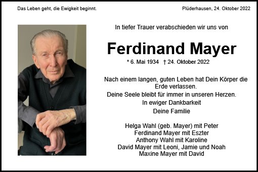 Ferdinand Mayer