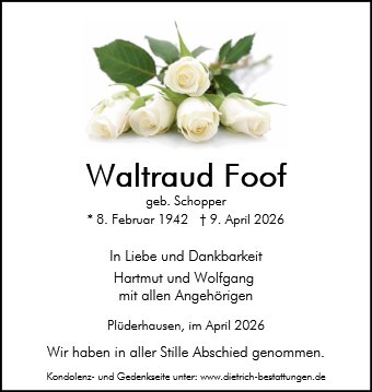 Waltraud Foof
