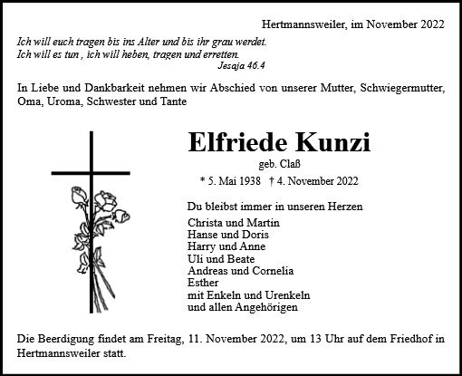 Elfriede Kunzi