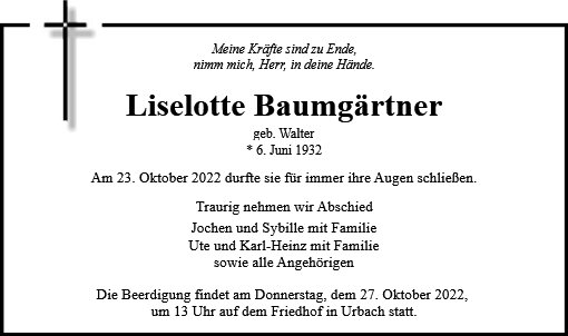 Liselotte Baumgärtner
