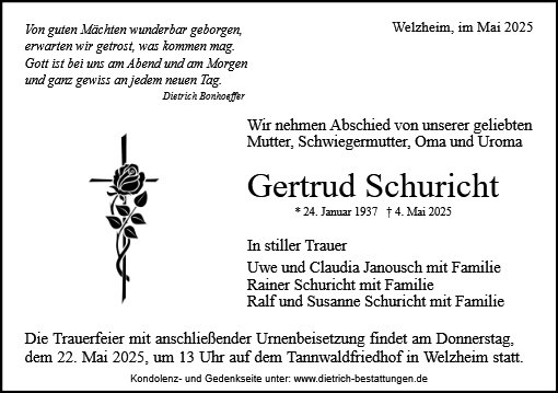 Gertrud Schuricht