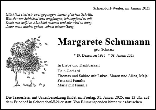 Margarete Schumann