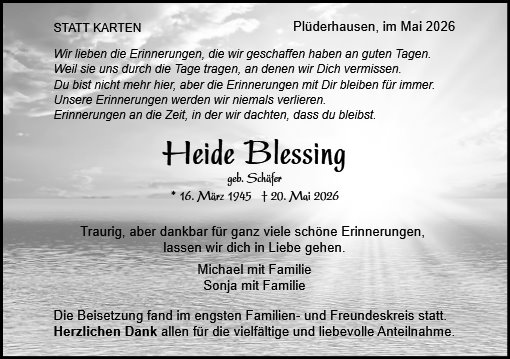 Heiderose Blessing
