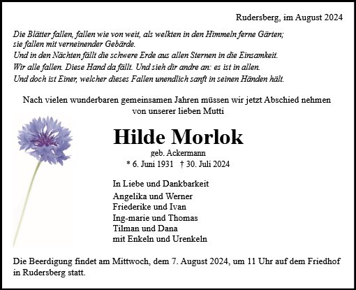 Hilde Morlok