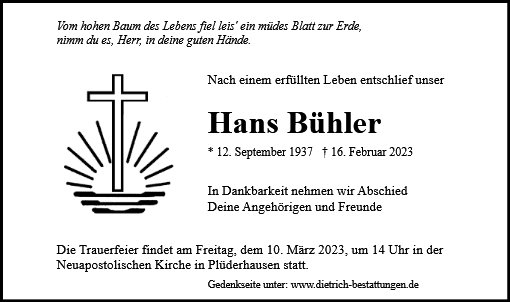 Hans Bühler