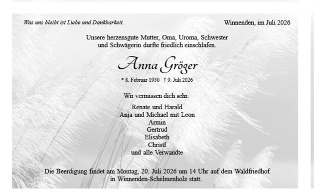 Anna Gröger