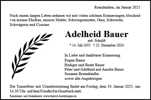 Adelheid Bauer