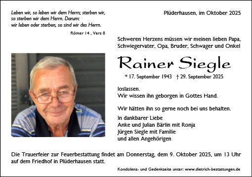Reiner Siegle