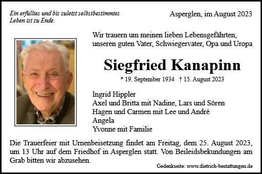 Siegfried Kanapinn