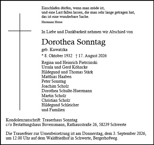Dorothea Sonntag