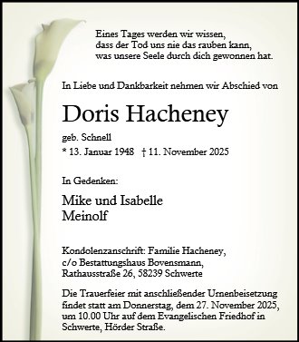 Doris Hacheney