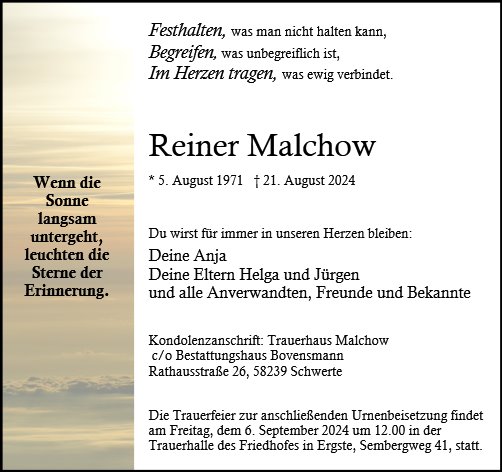 Reiner Malchow