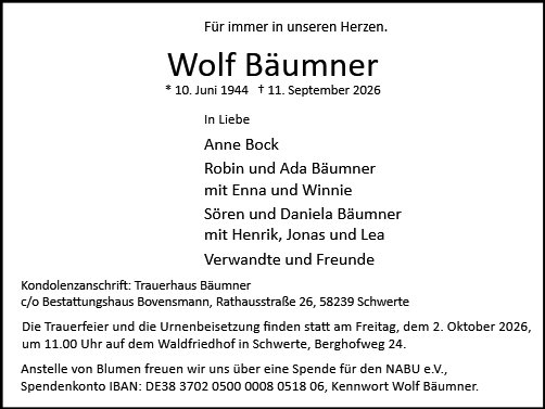 Wolf Bäumner