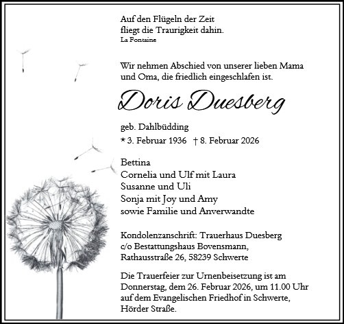 Doris Duesberg