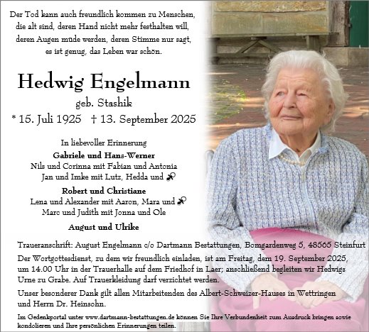Hedwig Engelmann