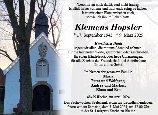 Klemens Hopster