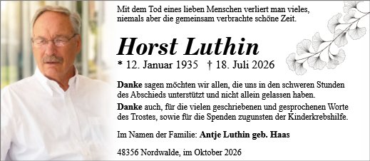 Horst Luthin