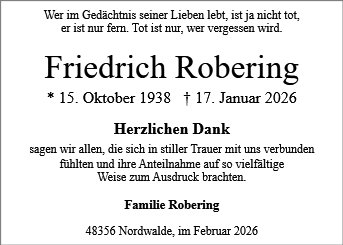 Friedrich Robering