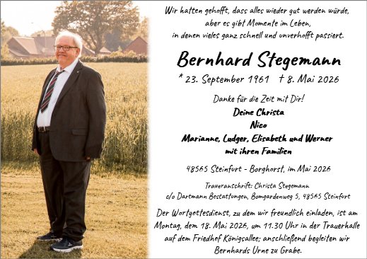 Bernhard Stegemann