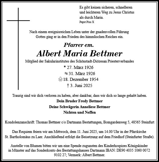 Albert Maria Bettmer