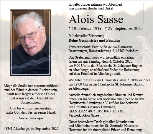 Alois Sasse
