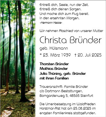 Christa Bründer
