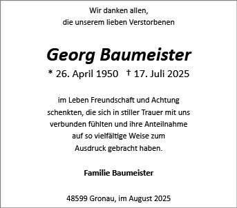 Georg Baumeister