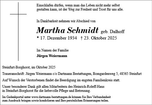 Martha Schmidt