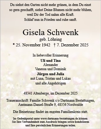 Gisela Schwenk