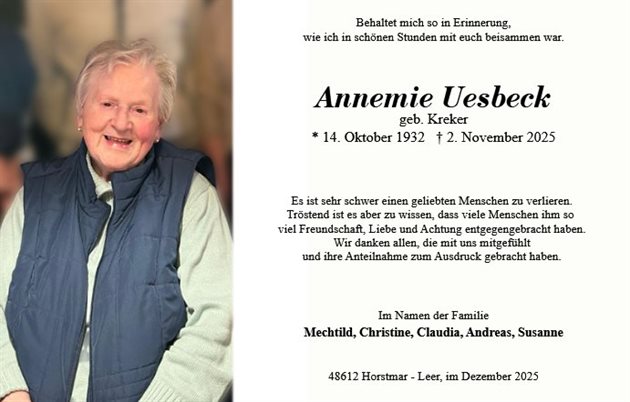 Annemarie Uesbeck