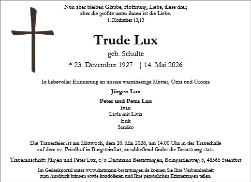 Trude Lux