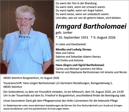 Irmgard Bartholomaei