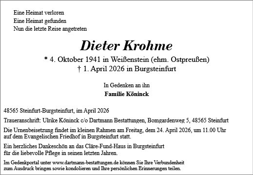Dieter Krohme