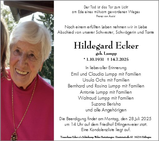 Hildegard Ecker